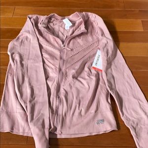 Athletic zip up jacket